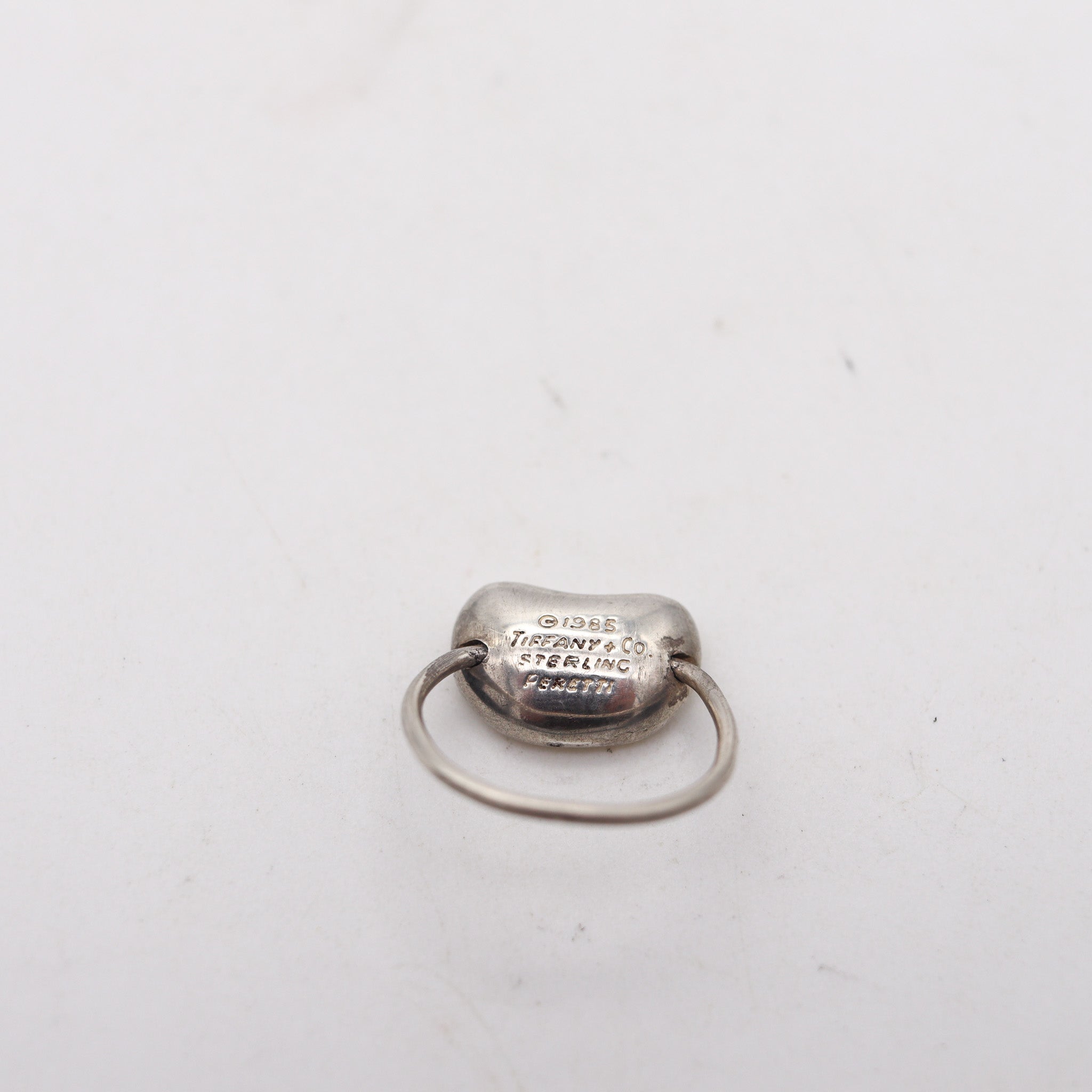 Tiffany & Co. 1985 Elsa Peretti Kinetic Bean Ring In Solid