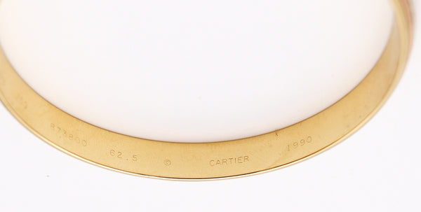 CARTIER Paris Trinity Cinétique Bangle Bracelet In Three Colors Of 18Kt Gold