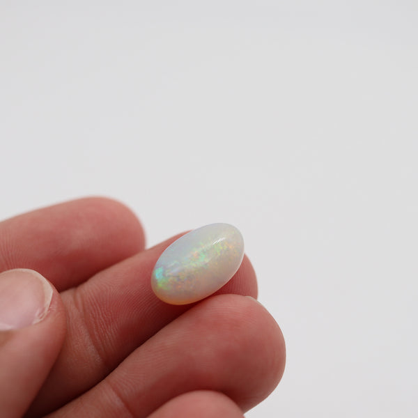 CERTIFIED Australian Precious Opal Oval Cabochon Cut 4.67 Carats AGL-1127038