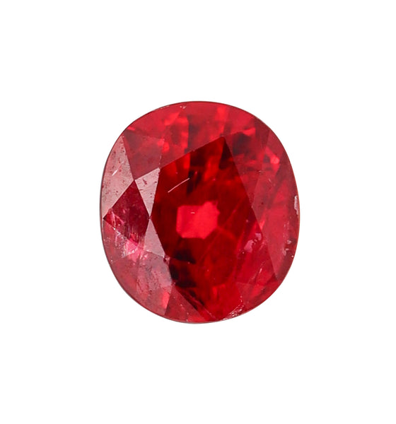 CERTIFIED Ruby Oval Cut-Shaped Intense Vivid Red 2.02 Carats AGL-1127039