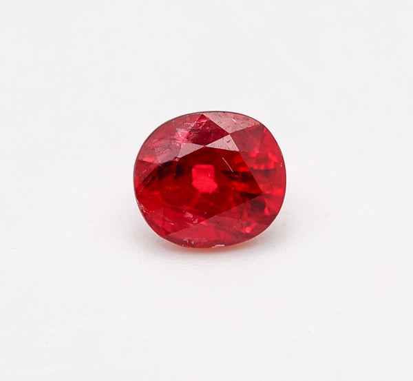 CERTIFIED Ruby Oval Cut-Shaped Intense Vivid Red 2.02 Carats AGL-1127039