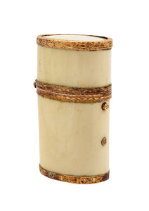 FRENCH 18th Century Perfumed Scents Necessaire Box In 18Kt Yellow Gold And Ivory