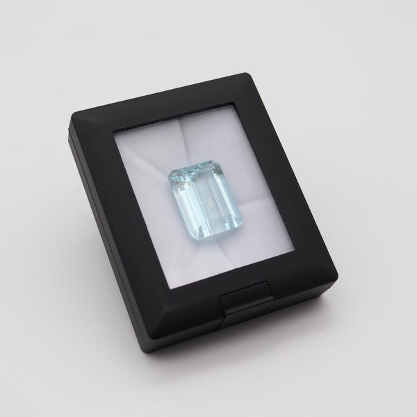 GIA CERTIFIED Natural Blue Aquamarine Rectangular Cut 31.79 Carats GIA-5191954119