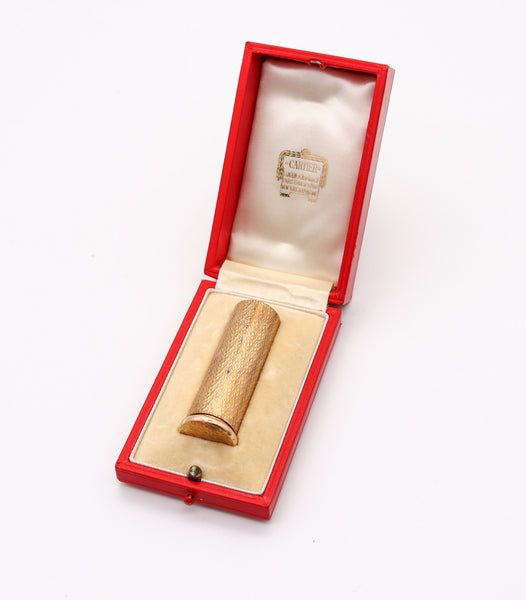 CARTIER London 1939 Perfume Atomizer In 9Kt Yellow Gold With Fitted Box