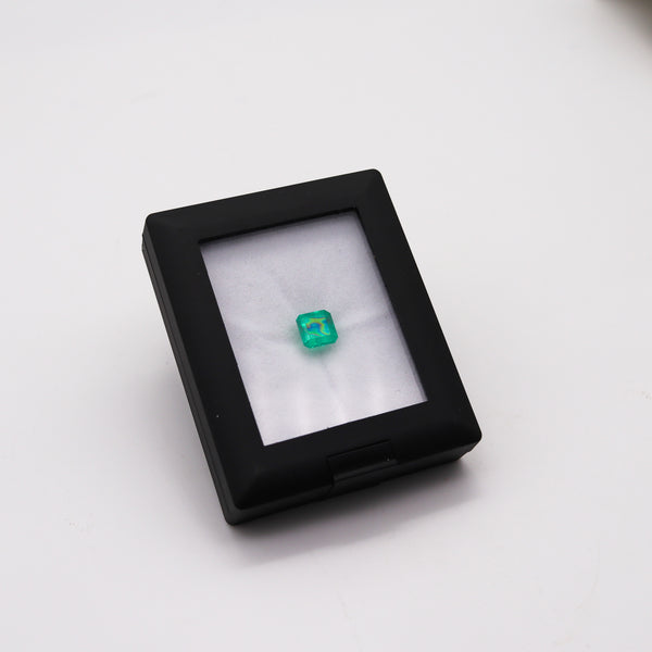 GIA CERTIFIED Colombian Emerald Square Shape Vivid Green 3.28 Carats GIA-5211640434