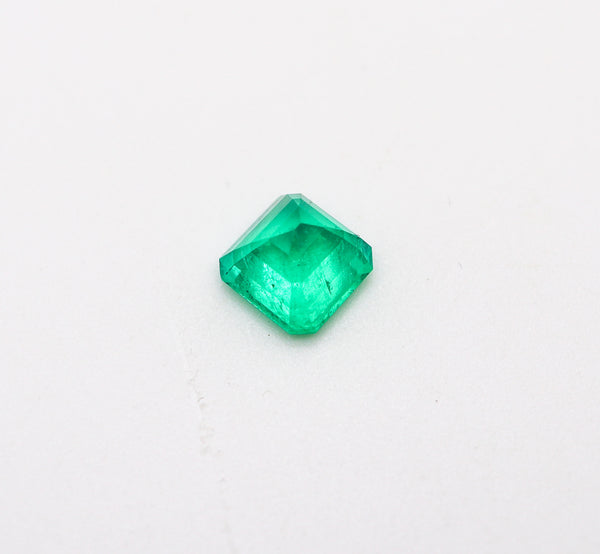 GIA CERTIFIED Colombian Emerald Square Shape Vivid Green 3.28 Carats GIA-5211640434