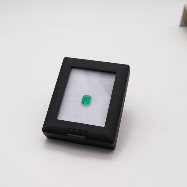 GIA CERTIFIED Emerald Rectangular Shape Vivid Green 1.21 Carats GIA-5221072288