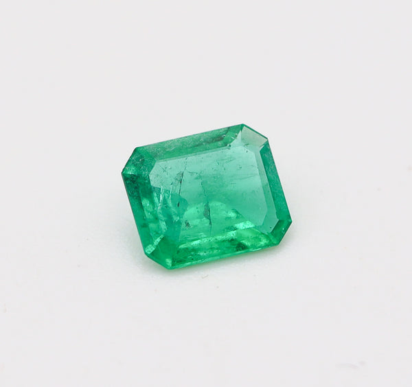 GIA CERTIFIED Emerald Rectangular Shape Vivid Green 1.21 Carats GIA-5221072288