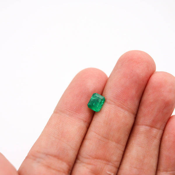 GIA CERTIFIED Emerald Rectangular Shape Vivid Green 1.50 Carats GIA-6223072276