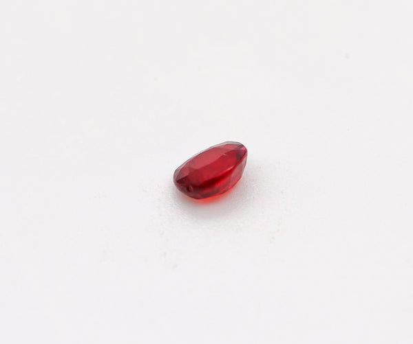 CERTIFIED RUBY No Heat Oval Shape Intense Vivid Red Ruby 1.026 Carats Cert-B34715