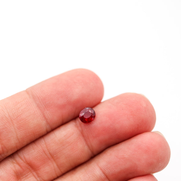 CERTIFIED RUBY No Heat Oval Shape Intense Vivid Red Ruby 1.026 Carats Cert-B34715