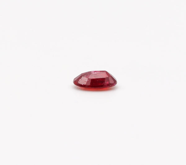 CERTIFIED RUBY No Heat Oval Shape Intense Vivid Red 1.358 Carats Cert-B34763