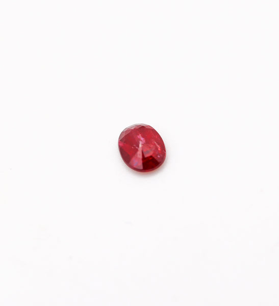 CERTIFIED RUBY No Heat Oval Shape Intense Vivid Red 1.358 Carats Cert-B34763