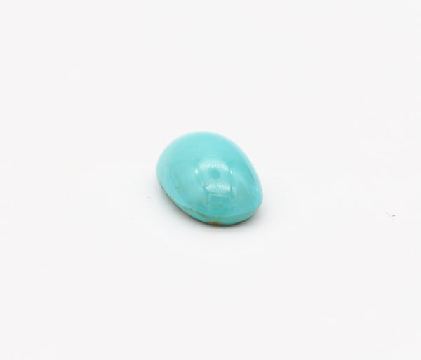 GIA CERTIFIED Natural Blue Turquoise Oval Cabochon Cut GIA-2191276494