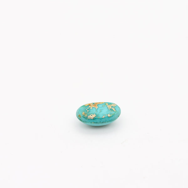 GIA CERTIFIED Natural Blue Turquoise Oval Cabochon Cut GIA-2191276494