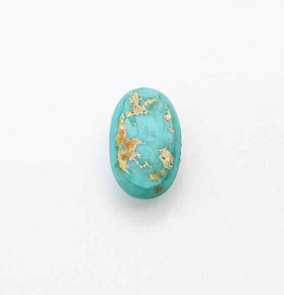 GIA CERTIFIED Natural Blue Turquoise Oval Cabochon Cut GIA-2191276494
