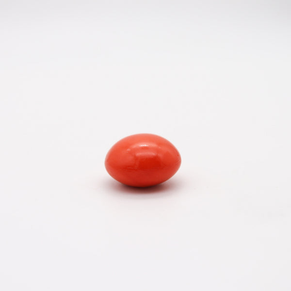 GIA CERTIFIED Natural Coral Huge Round Cabochon Cut 46.95 Carats GIA-2215188171