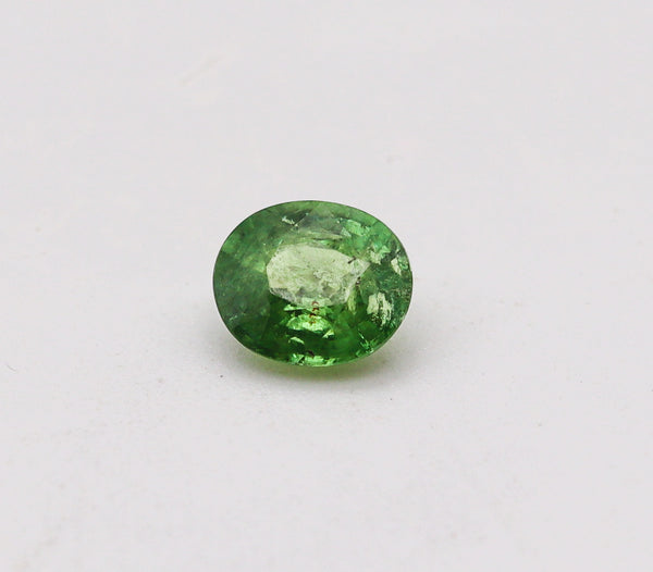 CERTIFIED Demantoid Natural Yellow-Green Garnet Oval Shape 2.06 Carats AGL-8090776