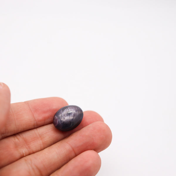 GIA CERTIFIED Natural Purple Star Sapphire Cabochon Cut 35.48 Carats GIA-2215188168