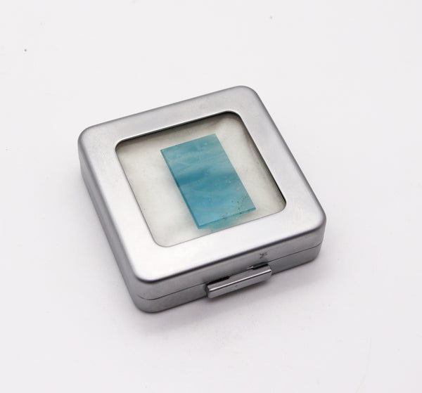 GIA CERTIFIED Natural Blue Aquamarine Fancy Cut 31.44 Carats GIA-6217188193