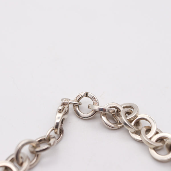 TIFFANY & CO. Vintage Links Necklace In .925 Sterling Silver & 18Kt Yellow Gold