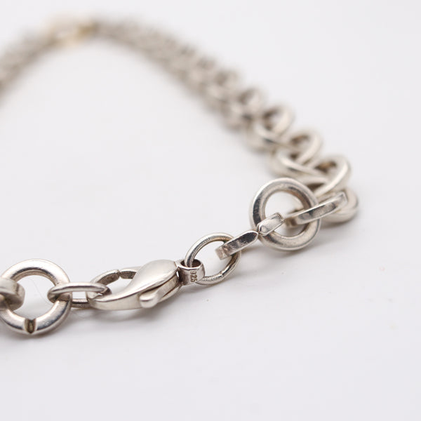 TIFFANY & CO. Vintage Links Necklace In .925 Sterling Silver & 18Kt Yellow Gold