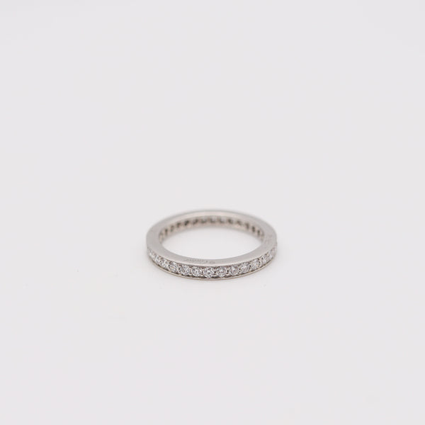 CARTIER Modern Eternity Band Ring In Platinum With 1.02 Cts Of VVS Diamonds