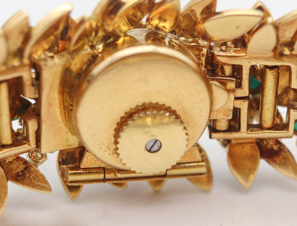 -Blancpain Swiss 1960 French Retro Modern Bracelet Watch In 18Kt Yellow Gold
