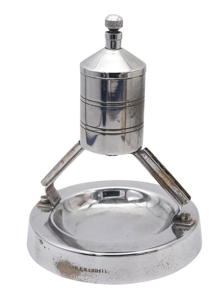 MUHLEX England 1926 Art Deco Machine Age Desk Striker-Lighter & Ashtray