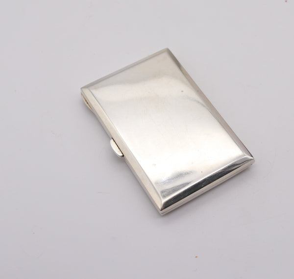 LOUIS KUPPENHEIM 1910 Germany Guilloche Enameled Case In .900 Sterling Silver