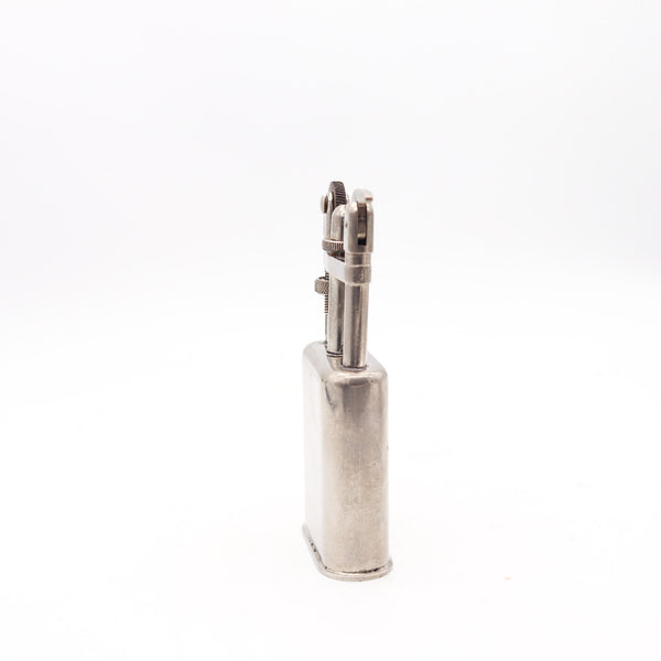 GAZVIT Labat & Cannac Paris Art-Deco 1934 Desk Petrol Lighter Rare Screw Mechanism
