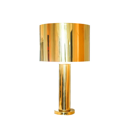 -George Kovacs 1960 Mid Century Modern Desk Table Lamp In Polished Brass