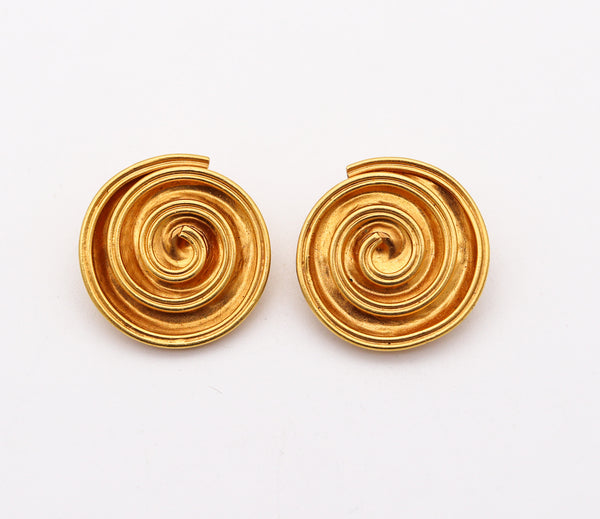 LALAOUNIS 1970 The Treasure Of Persepolis Earrings In Solid 18Kt Yellow Gold