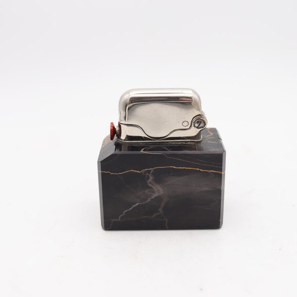 THORENS New York 1926 Art-Deco Design Portor Single Claw Marble Desk Petrol Lighter