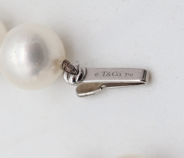 TIFFANY & CO. 2009 Signature Collection Pearls Necklace In 18Kt Gold Box & Papers