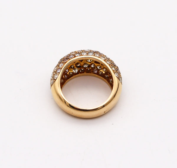 CARTIER Paris Sauvage Cocktail Ring In 18Kt Yellow Gold With 3.22 Ctw In Diamonds