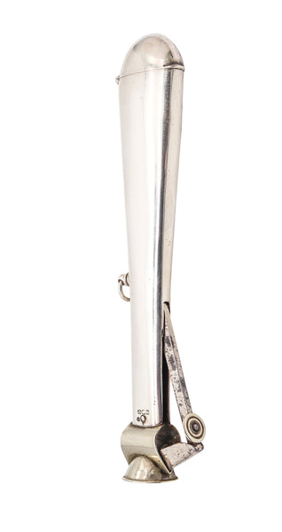AUSTRIAN-BRITISH 1912 Cigar Cutter & Petrol Lighter Combination In .925 Sterling