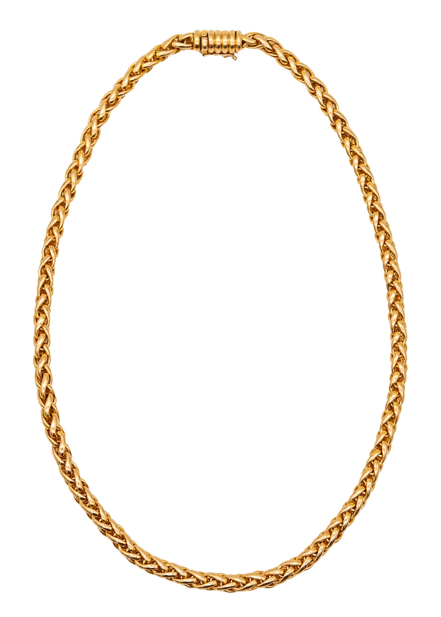 -Cartier Paris Fabulous Necklace Chain In Solid 18Kt Yellow Gold