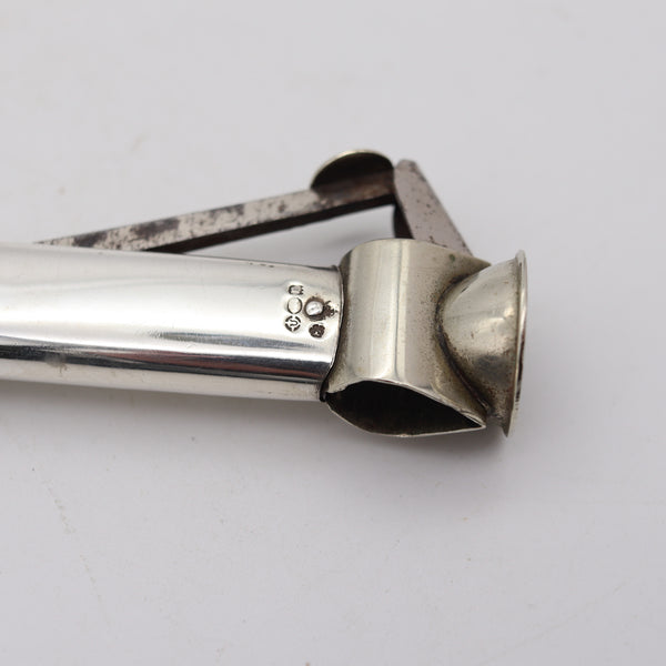 AUSTRIAN-BRITISH 1912 Cigar Cutter & Petrol Lighter Combination In .925 Sterling