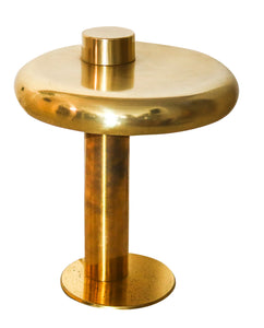 Mid Century 1960 Modernist Cantilever Table Lamp In Brushed Polished Brass