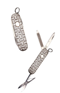 -Reed & Barton Vintage Multipurpose Pocket Knife in .925 Sterling Silver