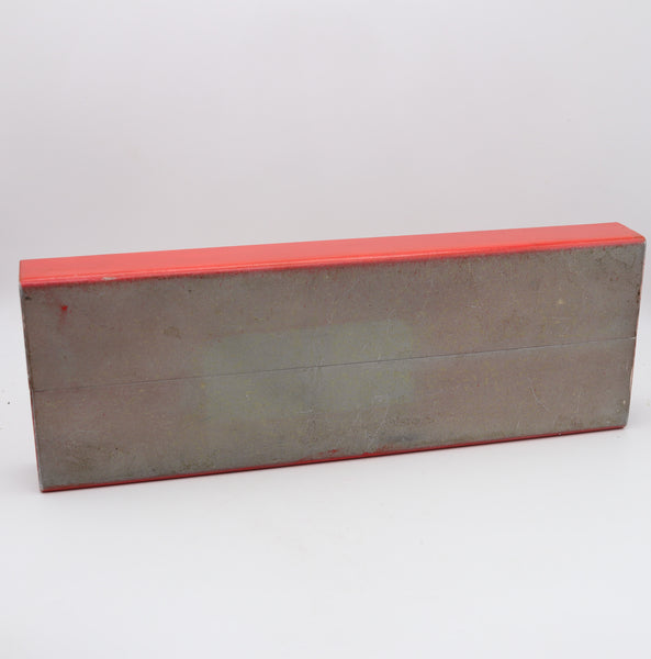 PIERO FORNASETTI Milano 1960 Red Enameled Sliding Box Music Instruments