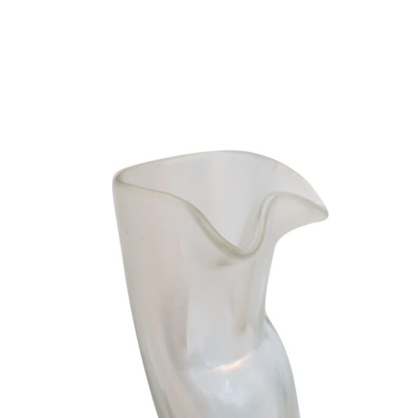 VENINI By Fulvio Bianconi Murano Women Torso Vase In Soffiato Iridescent Art-Glass