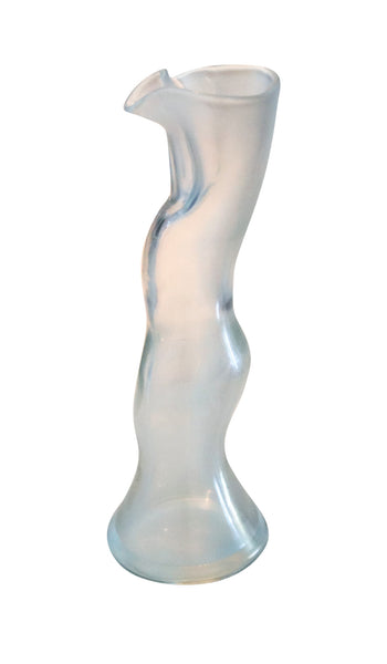 VENINI By Fulvio Bianconi Murano Women Torso Vase In Soffiato Iridescent Art-Glass
