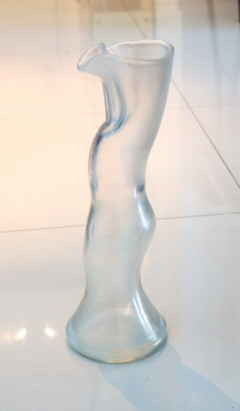 VENINI By Fulvio Bianconi Murano Women Torso Vase In Soffiato Iridescent Art-Glass