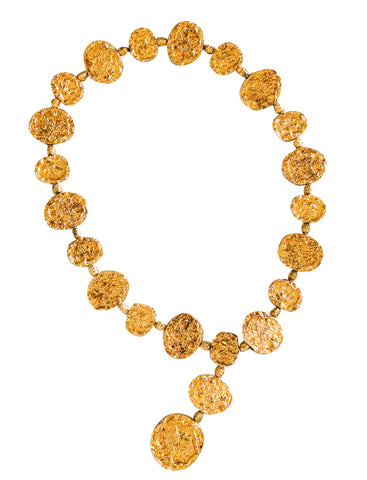 CARTIER By Lisa Sotilis 1969 Jacqueline Kennedy Belt-Necklace In 18Kt Gold Vermeil
