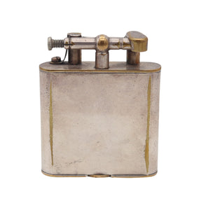 WISE & GREENWOOD Pre-Dunhill 1923 Art Deco Unique C Lift Arm Petrol Lighter