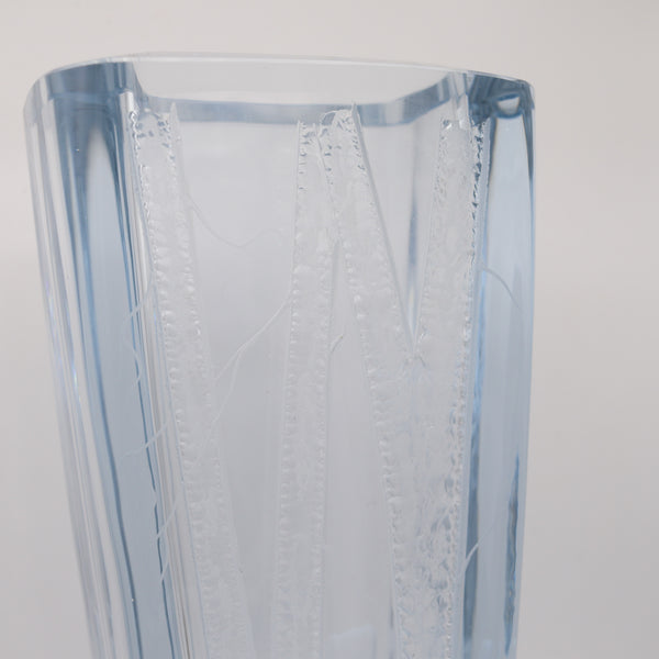 STROMBERGSHYTTAN 1950-60 Sweden Laila Von Wendel Decorative Art Glass Vase
