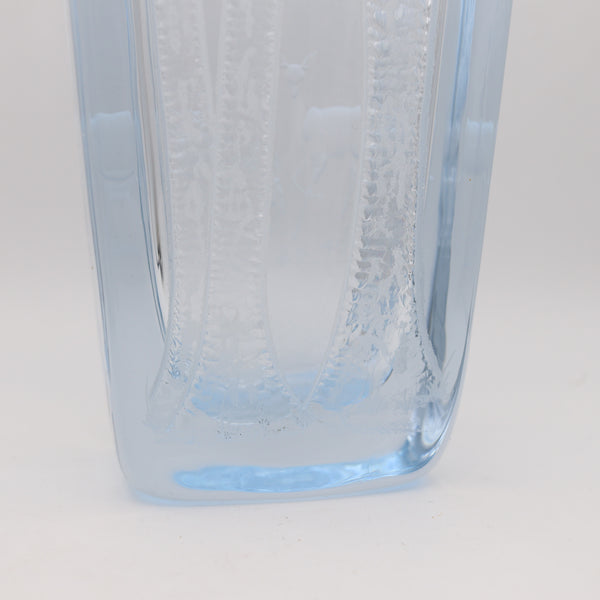 STROMBERGSHYTTAN 1950-60 Sweden Laila Von Wendel Decorative Art Glass Vase