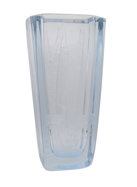 STROMBERGSHYTTAN 1950-60 Sweden Laila Von Wendel Decorative Art Glass Vase